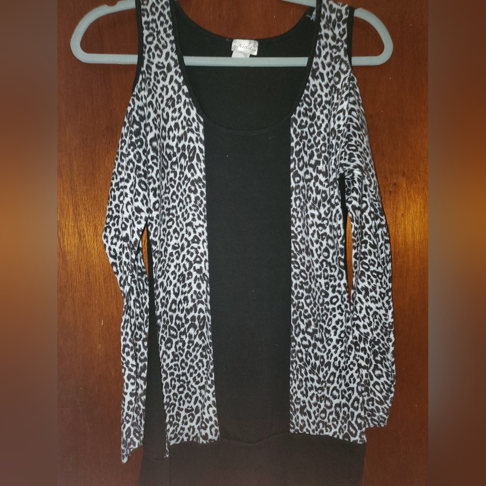Kala leopard print top (Large)
